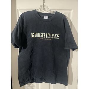 Vintage Willie Nelson Old Whiskey River Bourbon Shirt Sz XL